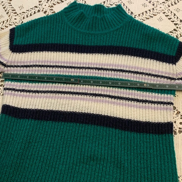 Joe Boxer Striped Mock-Turtleneck Sweater - Size M - EUC - Picture 2 of 6